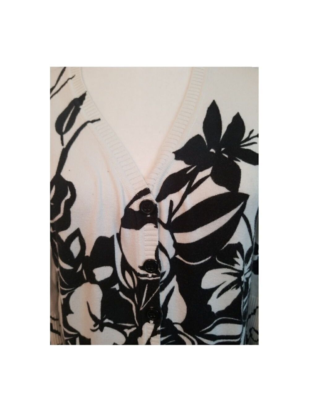 ECI Button Down Sweater SZ Small - Picture 2 of 9
